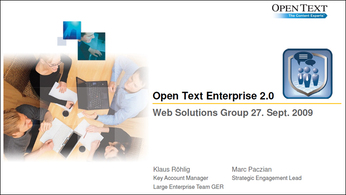 Open Text Enterprise 2.0