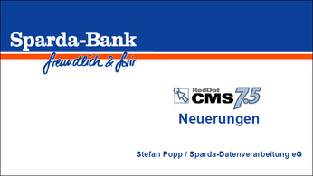 Neuerungen RedDot CMS 7.5